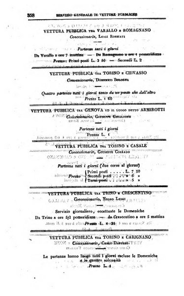 Calendario generale del Regno pel ... compilato d'ordine del Re per cura del Ministero dell'interno ...