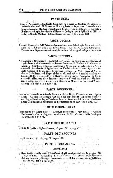 Calendario generale del Regno pel ... compilato d'ordine del Re per cura del Ministero dell'interno ...