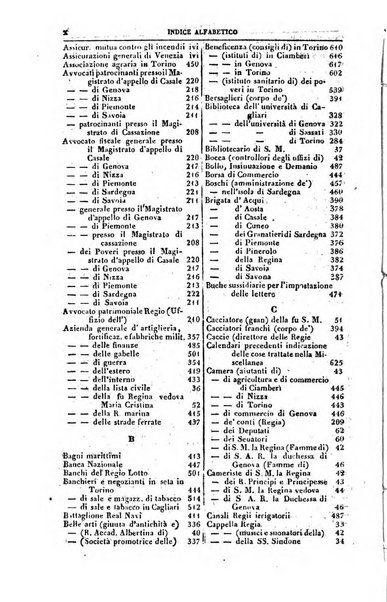 Calendario generale del Regno pel ... compilato d'ordine del Re per cura del Ministero dell'interno ...