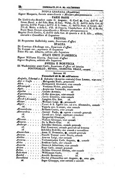 Calendario generale del Regno pel ... compilato d'ordine del Re per cura del Ministero dell'interno ...