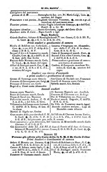 Calendario generale del Regno pel ... compilato d'ordine del Re per cura del Ministero dell'interno ...