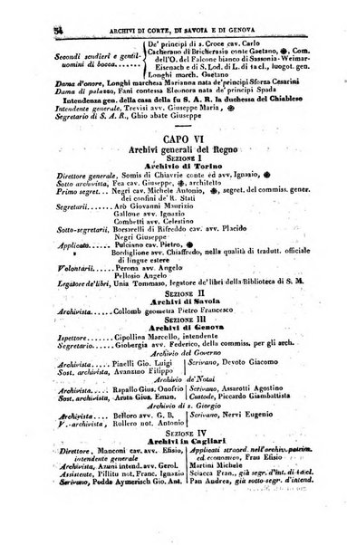 Calendario generale del Regno pel ... compilato d'ordine del Re per cura del Ministero dell'interno ...