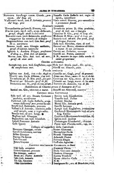 Calendario generale del Regno pel ... compilato d'ordine del Re per cura del Ministero dell'interno ...