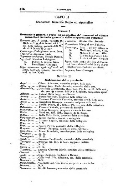 Calendario generale del Regno pel ... compilato d'ordine del Re per cura del Ministero dell'interno ...