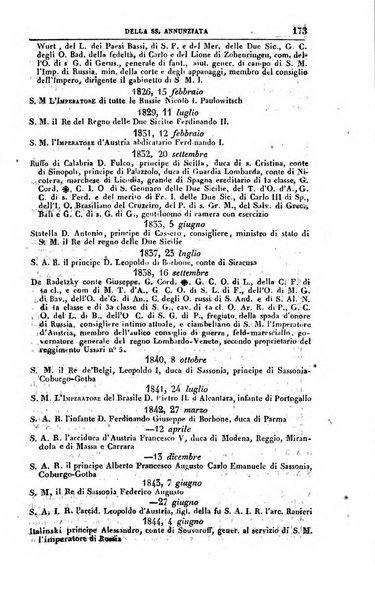 Calendario generale del Regno pel ... compilato d'ordine del Re per cura del Ministero dell'interno ...