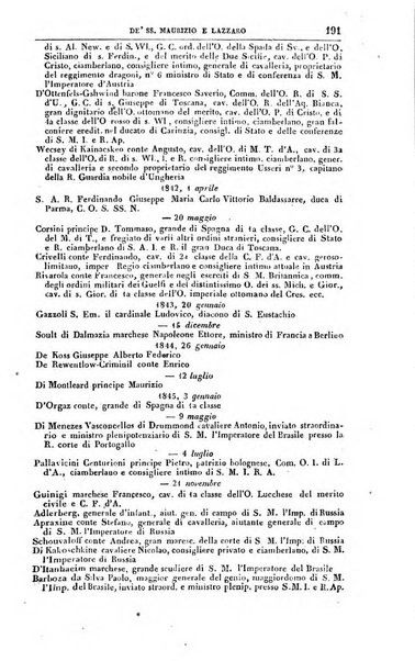 Calendario generale del Regno pel ... compilato d'ordine del Re per cura del Ministero dell'interno ...