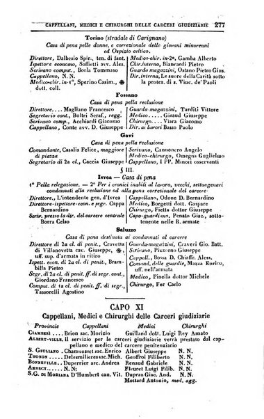 Calendario generale del Regno pel ... compilato d'ordine del Re per cura del Ministero dell'interno ...