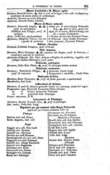 Calendario generale del Regno pel ... compilato d'ordine del Re per cura del Ministero dell'interno ...