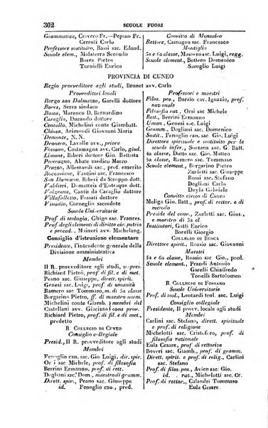 Calendario generale del Regno pel ... compilato d'ordine del Re per cura del Ministero dell'interno ...