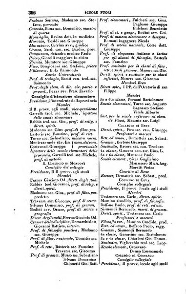 Calendario generale del Regno pel ... compilato d'ordine del Re per cura del Ministero dell'interno ...