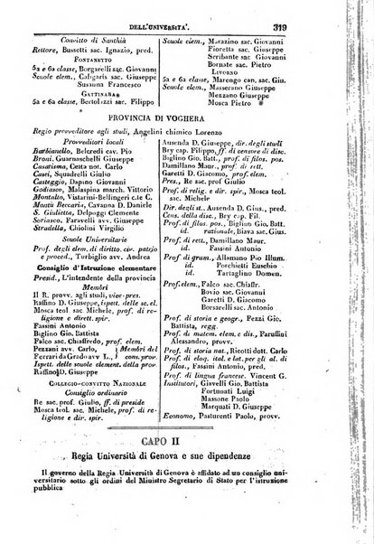 Calendario generale del Regno pel ... compilato d'ordine del Re per cura del Ministero dell'interno ...