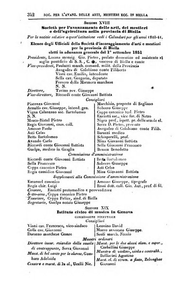 Calendario generale del Regno pel ... compilato d'ordine del Re per cura del Ministero dell'interno ...