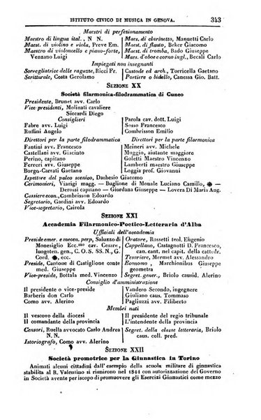 Calendario generale del Regno pel ... compilato d'ordine del Re per cura del Ministero dell'interno ...