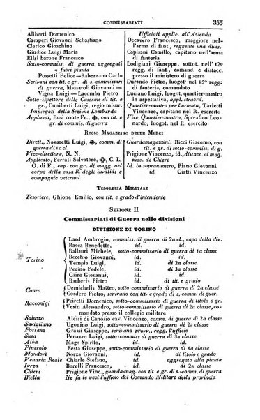 Calendario generale del Regno pel ... compilato d'ordine del Re per cura del Ministero dell'interno ...