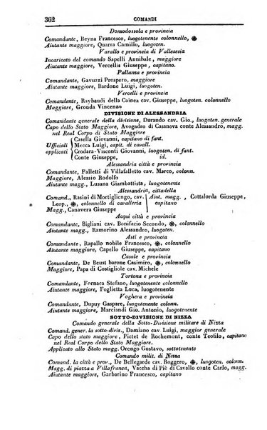 Calendario generale del Regno pel ... compilato d'ordine del Re per cura del Ministero dell'interno ...