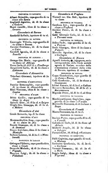 Calendario generale del Regno pel ... compilato d'ordine del Re per cura del Ministero dell'interno ...