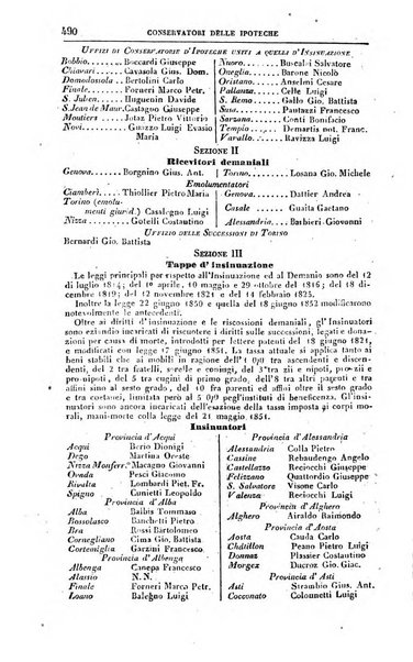 Calendario generale del Regno pel ... compilato d'ordine del Re per cura del Ministero dell'interno ...