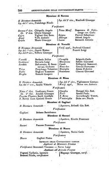 Calendario generale del Regno pel ... compilato d'ordine del Re per cura del Ministero dell'interno ...