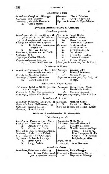 Calendario generale del Regno pel ... compilato d'ordine del Re per cura del Ministero dell'interno ...