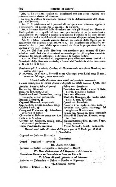 Calendario generale del Regno pel ... compilato d'ordine del Re per cura del Ministero dell'interno ...