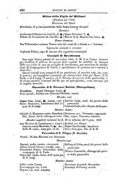 Calendario generale del Regno pel ... compilato d'ordine del Re per cura del Ministero dell'interno ...