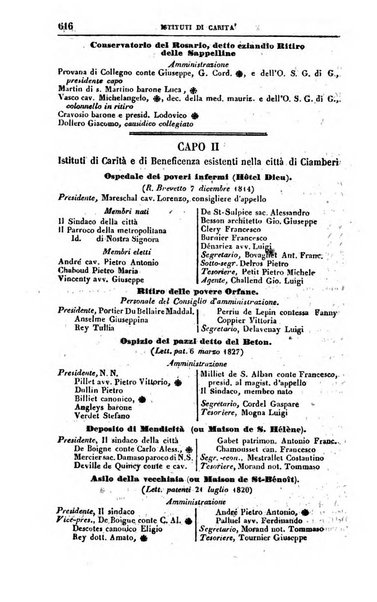 Calendario generale del Regno pel ... compilato d'ordine del Re per cura del Ministero dell'interno ...