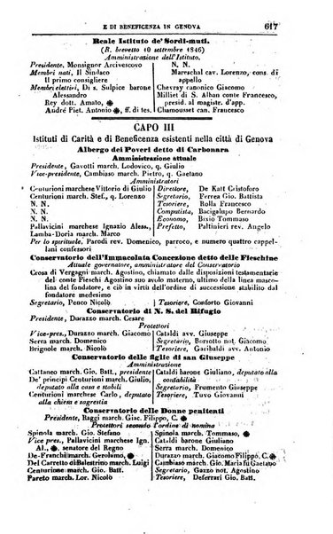 Calendario generale del Regno pel ... compilato d'ordine del Re per cura del Ministero dell'interno ...