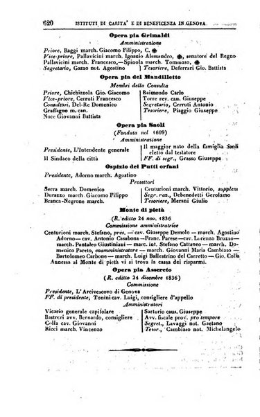 Calendario generale del Regno pel ... compilato d'ordine del Re per cura del Ministero dell'interno ...