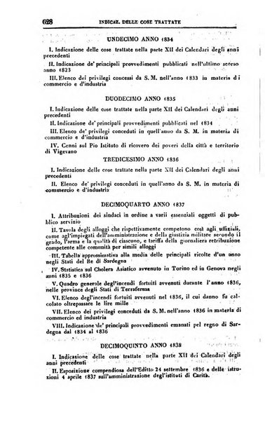 Calendario generale del Regno pel ... compilato d'ordine del Re per cura del Ministero dell'interno ...