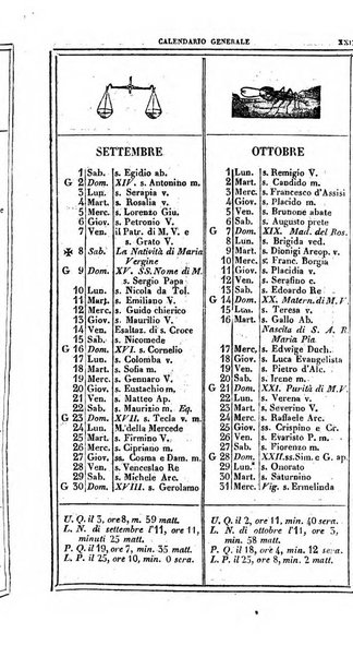 Calendario generale del Regno pel ... compilato d'ordine del Re per cura del Ministero dell'interno ...