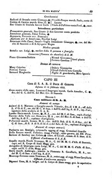 Calendario generale del Regno pel ... compilato d'ordine del Re per cura del Ministero dell'interno ...