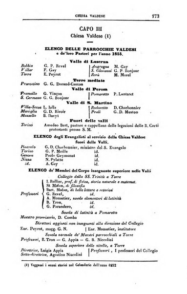 Calendario generale del Regno pel ... compilato d'ordine del Re per cura del Ministero dell'interno ...