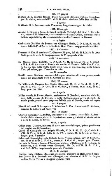 Calendario generale del Regno pel ... compilato d'ordine del Re per cura del Ministero dell'interno ...