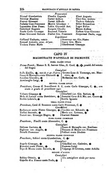 Calendario generale del Regno pel ... compilato d'ordine del Re per cura del Ministero dell'interno ...