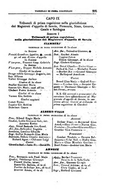 Calendario generale del Regno pel ... compilato d'ordine del Re per cura del Ministero dell'interno ...