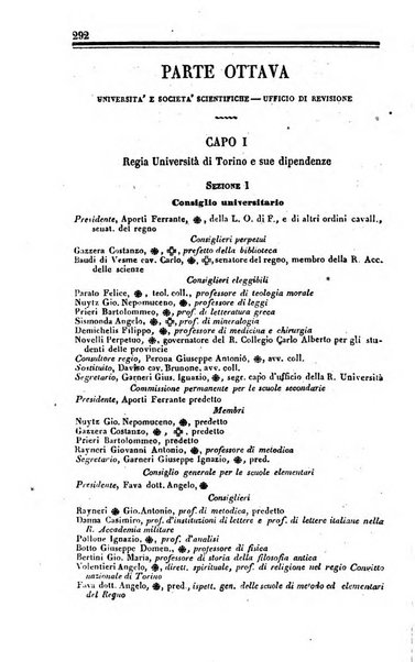 Calendario generale del Regno pel ... compilato d'ordine del Re per cura del Ministero dell'interno ...