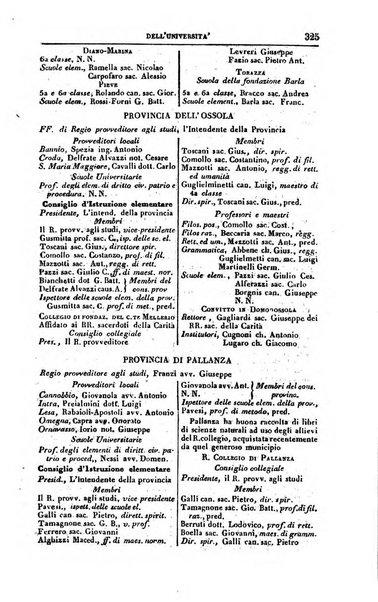 Calendario generale del Regno pel ... compilato d'ordine del Re per cura del Ministero dell'interno ...