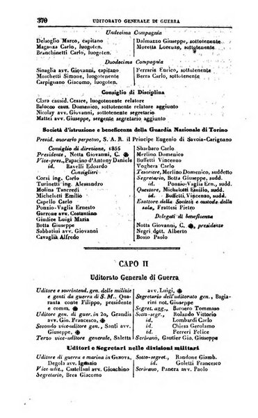 Calendario generale del Regno pel ... compilato d'ordine del Re per cura del Ministero dell'interno ...