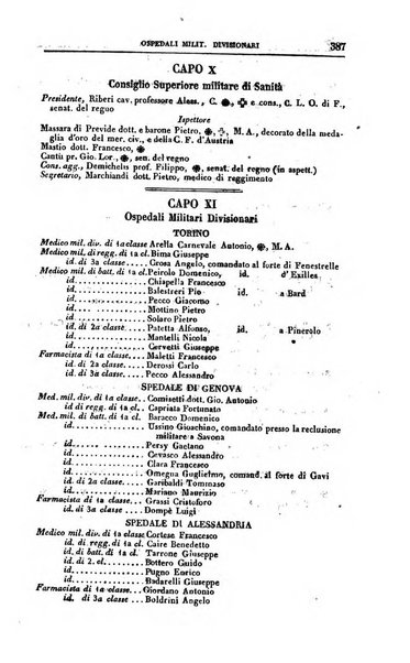 Calendario generale del Regno pel ... compilato d'ordine del Re per cura del Ministero dell'interno ...