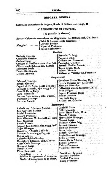 Calendario generale del Regno pel ... compilato d'ordine del Re per cura del Ministero dell'interno ...