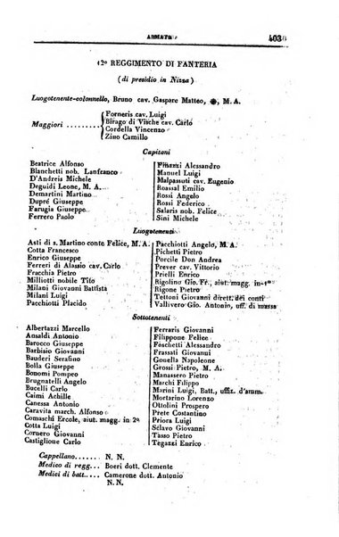 Calendario generale del Regno pel ... compilato d'ordine del Re per cura del Ministero dell'interno ...