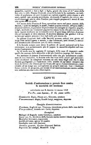 Calendario generale del Regno pel ... compilato d'ordine del Re per cura del Ministero dell'interno ...