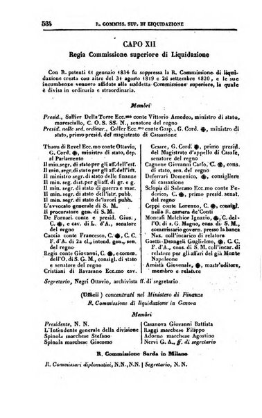 Calendario generale del Regno pel ... compilato d'ordine del Re per cura del Ministero dell'interno ...