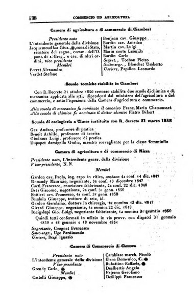 Calendario generale del Regno pel ... compilato d'ordine del Re per cura del Ministero dell'interno ...