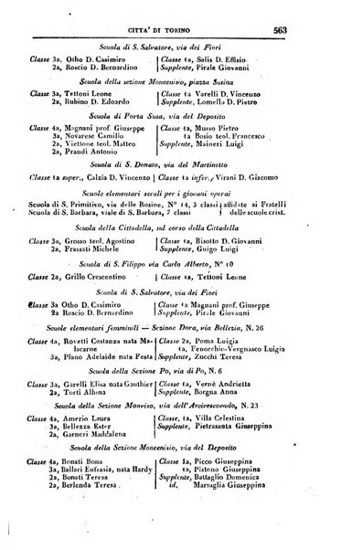 Calendario generale del Regno pel ... compilato d'ordine del Re per cura del Ministero dell'interno ...