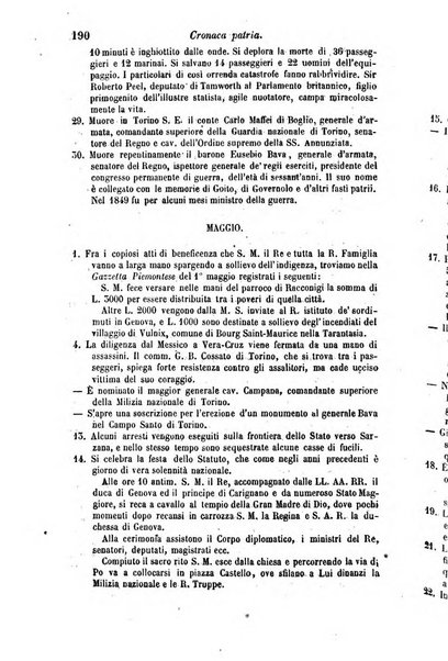 Calendario generale del Regno pel ... compilato d'ordine del Re per cura del Ministero dell'interno ...