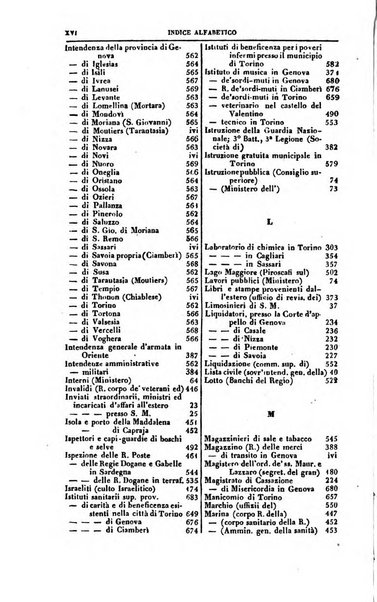 Calendario generale del Regno pel ... compilato d'ordine del Re per cura del Ministero dell'interno ...