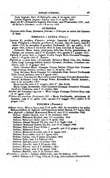 Calendario generale del Regno pel ... compilato d'ordine del Re per cura del Ministero dell'interno ...