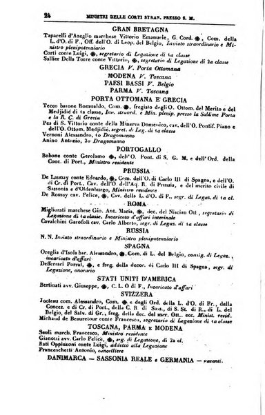 Calendario generale del Regno pel ... compilato d'ordine del Re per cura del Ministero dell'interno ...