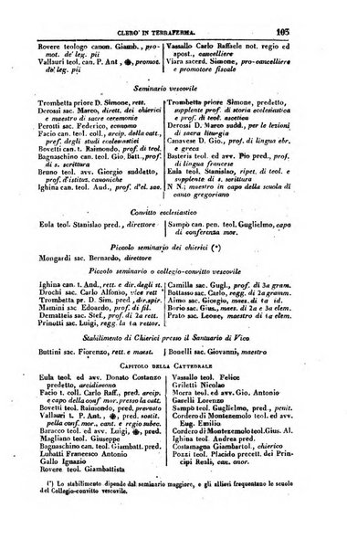 Calendario generale del Regno pel ... compilato d'ordine del Re per cura del Ministero dell'interno ...